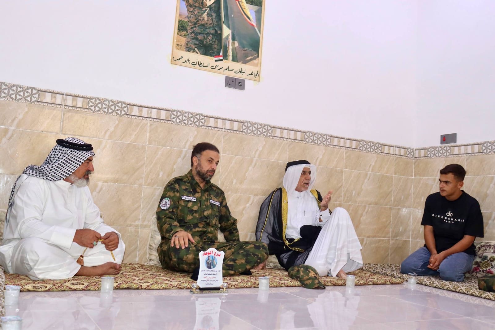 زيارة عائلة الشهيد مسلم موسى الدجيلي
